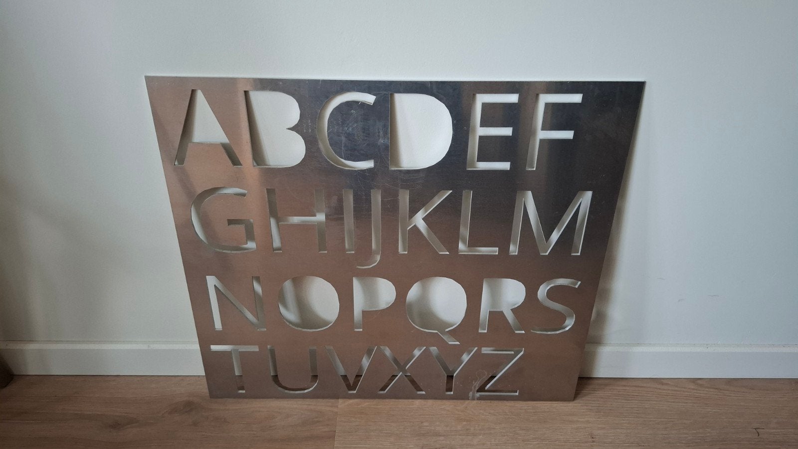 Aluminium Freesmal Letters - Industriële Decoratie, Gebruikt, Verzenden, Metaal, Industrieel