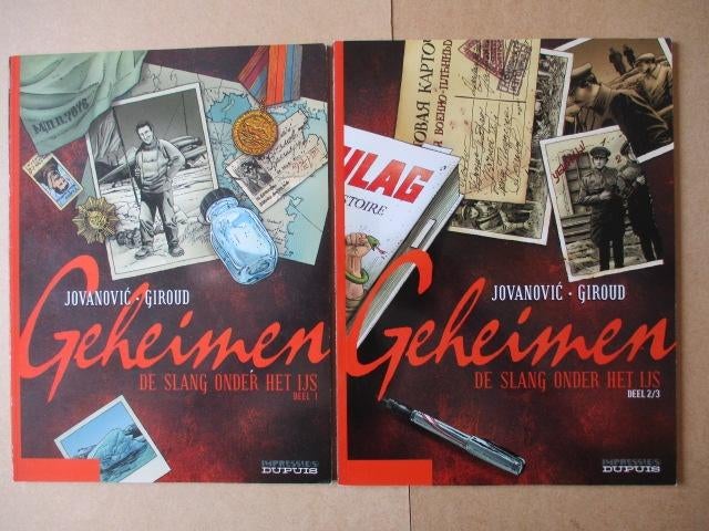 w0111 geheimen - de slang onder het ijs 1 t/m 3, Meerdere stripboeken, Ophalen, Gelezen