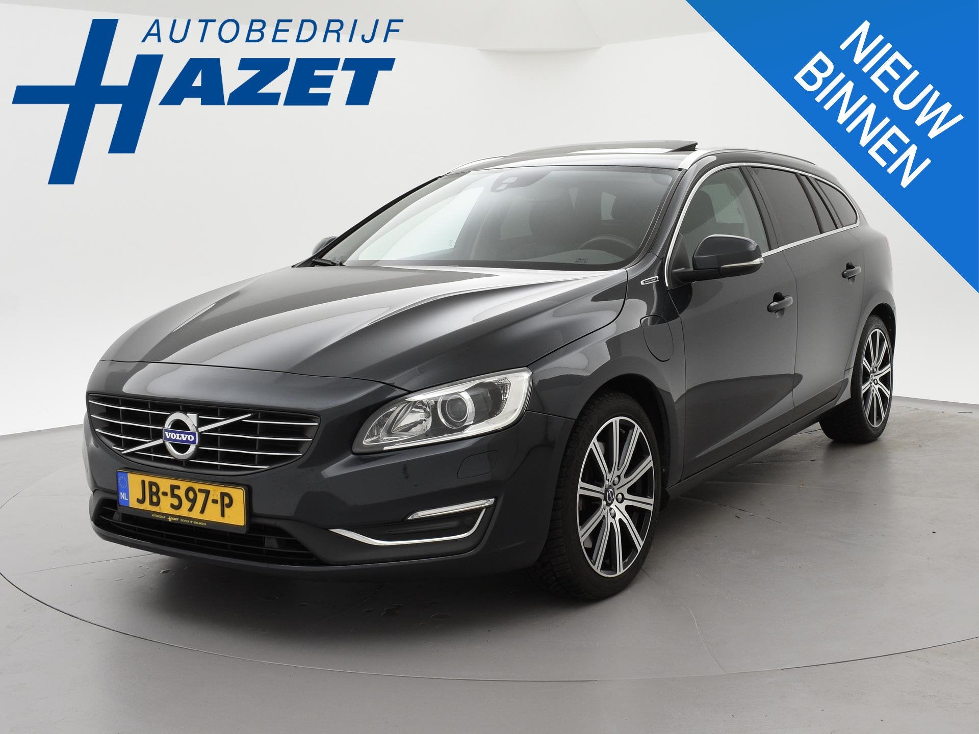 Volvo V60 2.4 D6 TWIN ENGINE SUMMUM EURO 6 + SCHUIFDAK | TRE, Auto's, Automaat, Euro 6, Vierwielaandrijving, 1880 kg