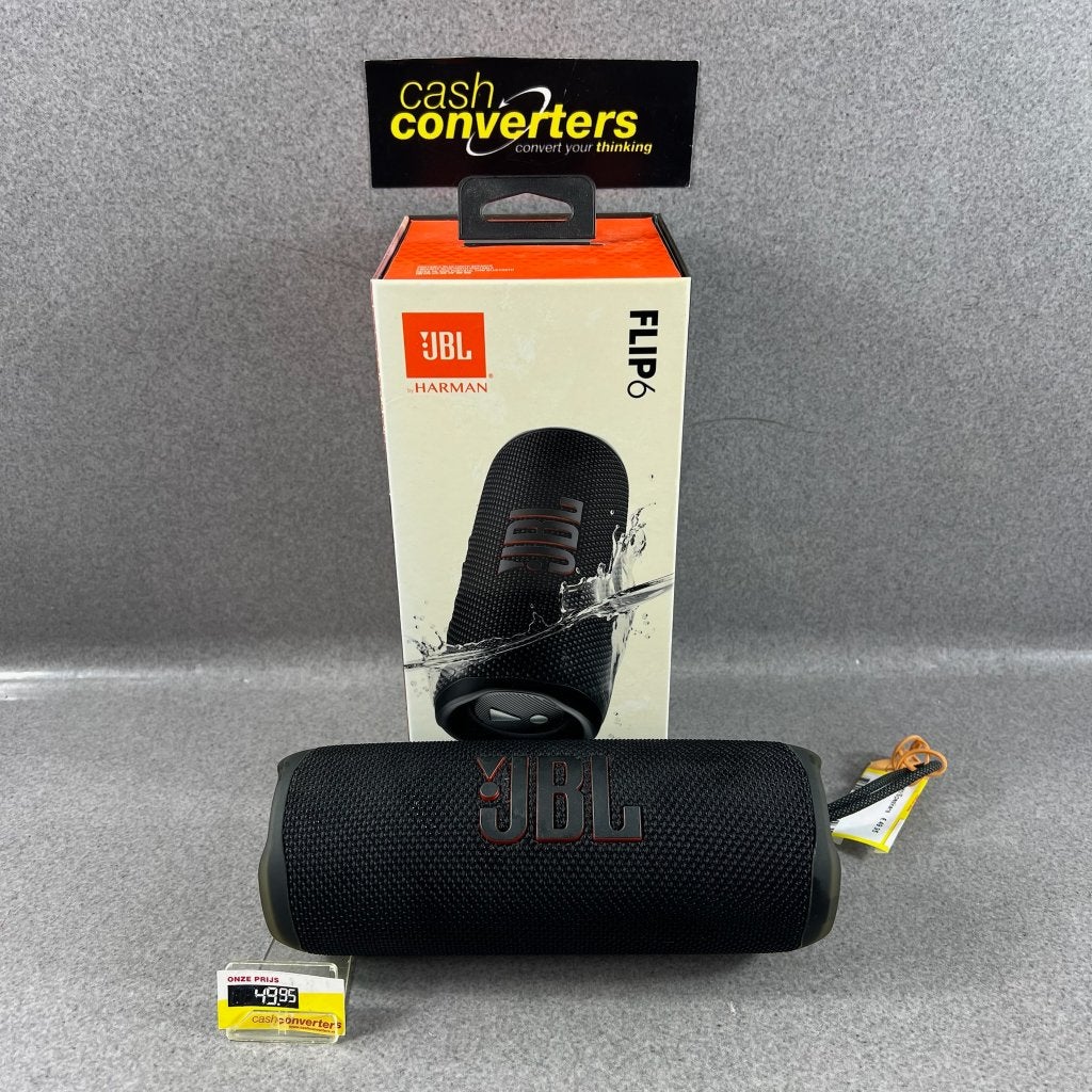 JBL Flip 6 Speaker | zwart | in doos | 410080, Overige merken, Gebruikt, Ophalen of Verzenden, Center speaker