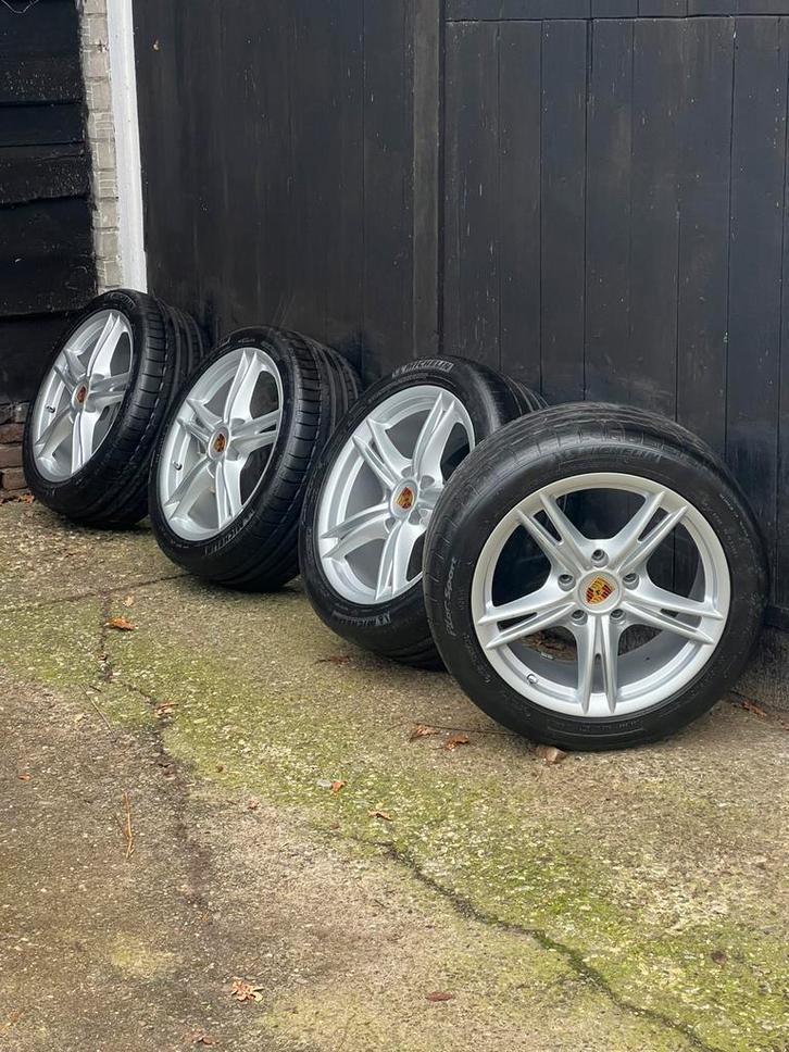 Originele Porsche velgen 5x130 Michelin 18? 911 992 991 987, Niet ingevuld, 18 inch, Gebruikt, 265 mm