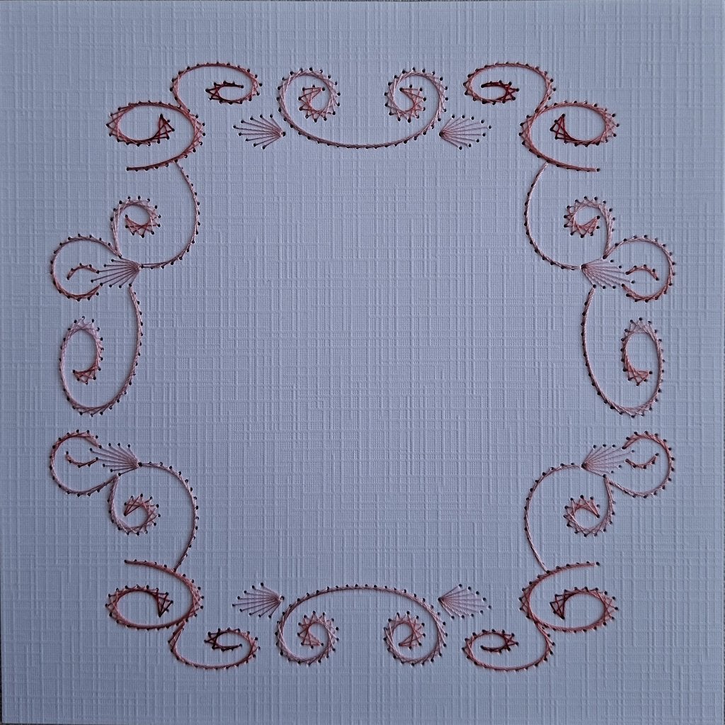 geborduurde oplegkaart nr 22, Ophalen of Verzenden, Nieuw, Overige thema's, Blanco kaart of Basiskaart