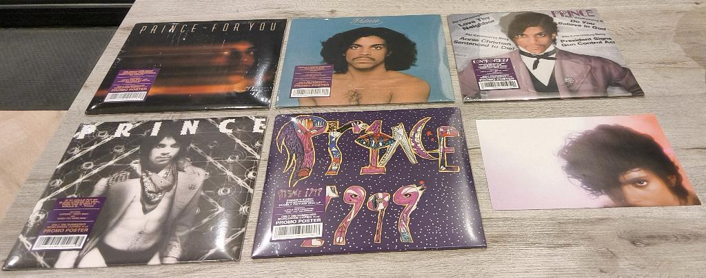 Te koop in 1 koop 5 Prince picture discs for you t/m 1999, Cd's en Dvd's, Vinyl | Pop, Picture disc, Ophalen of Verzenden, Nieuw in verpakking