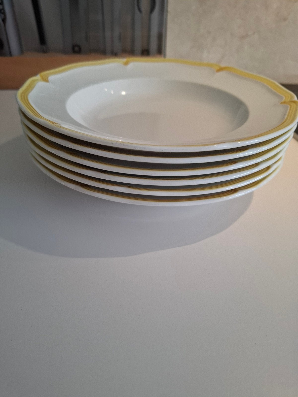 Villeroy & Boch Parkland Nature diepe borden (6 stuks), Gebruikt, Klassiek, Villeroy & Boch, Ophalen of Verzenden