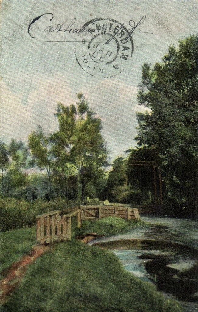 Voorburg. Aan de Broeksloot. - 1906 gelopen, Ophalen of Verzenden, Voor 1920, Gelopen, Zuid-Holland
