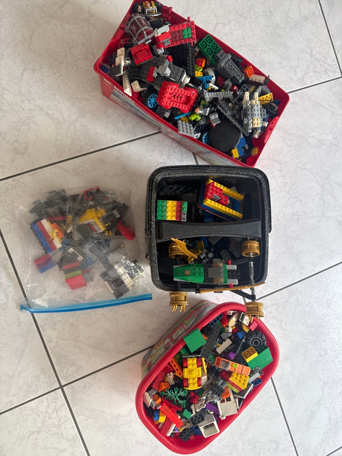 Grote partij diverse Lego stenen en onderdelen, Ophalen, Gebruikt, Inclusief extra onderdelen, Lego
