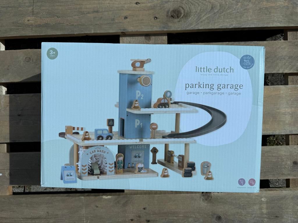 Little Dutch Houten Parkeergarage - Nieuw in doos, Platinastraat 27, 8211 AR Lelystad, Info@tiamo.nl, Jongen of Meisje, Nieuw