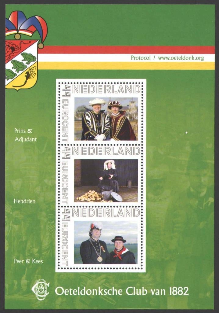 Postzegels Oeteldonksche Club van 1882 (2), Ophalen of Verzenden, Na 1940, Postfris