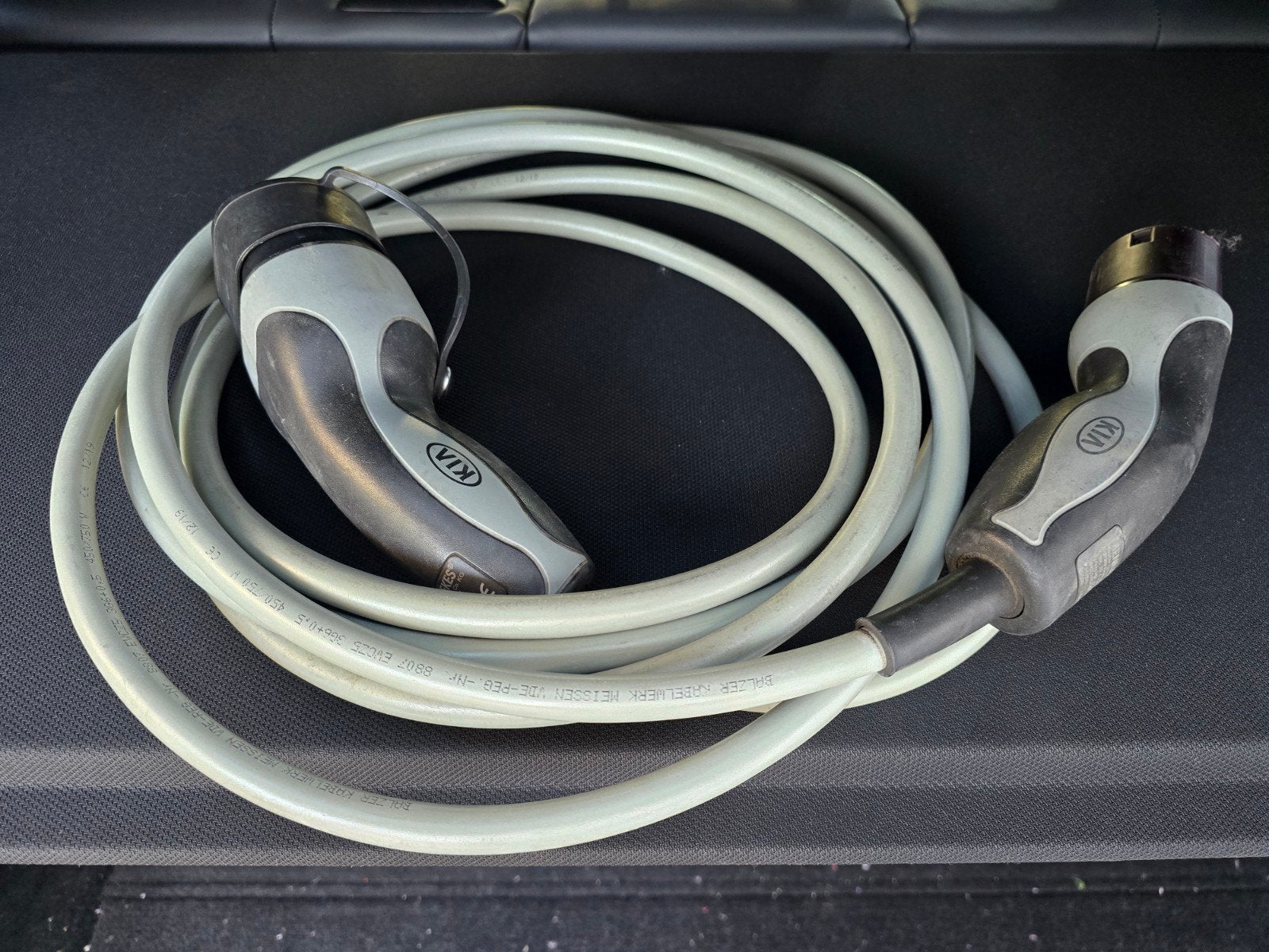 Kia EV Mennekes Type 2 Laadkabel 32A/250V 5 meter, Ophalen of Verzenden, Gebruikt