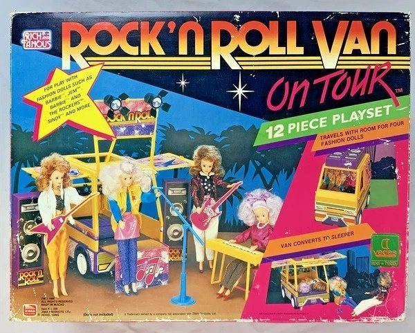Vintage Zima Rock 'n Roll Van Set 1986 OVP Barbie Jem poppen, Coolsingel 104, 3011 AG Rotterdam, Netherlands, Verzenden, Zo goed als nieuw