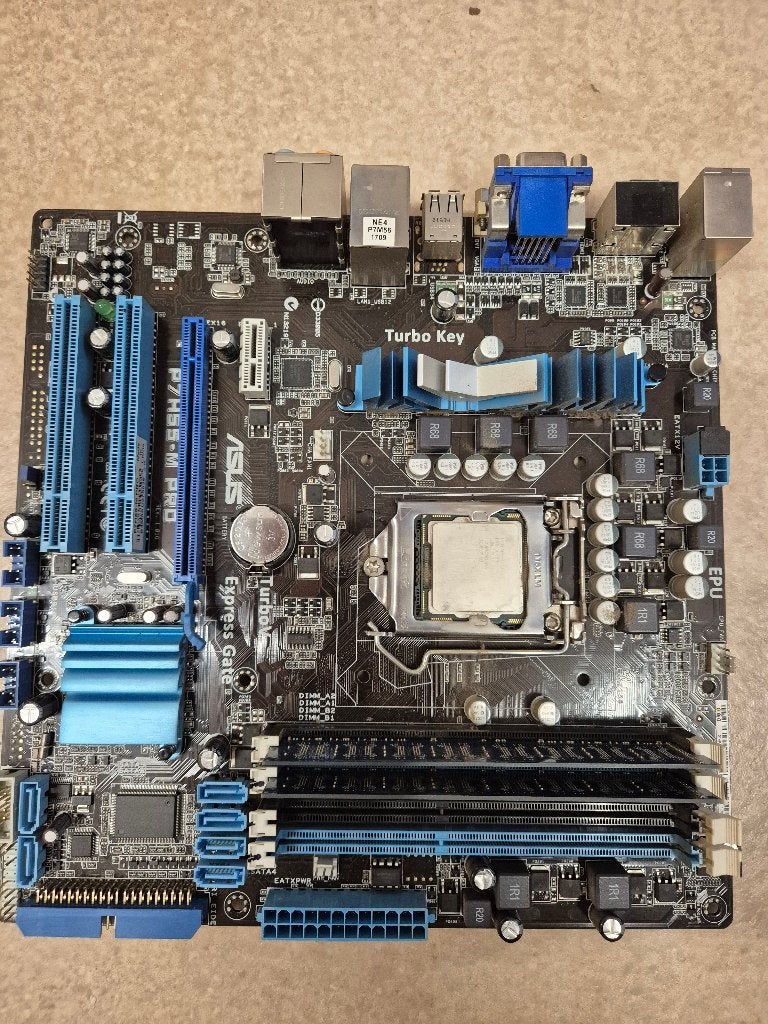 moederbord, LGA 1156, Gebruikt, DDR3, Ophalen of Verzenden