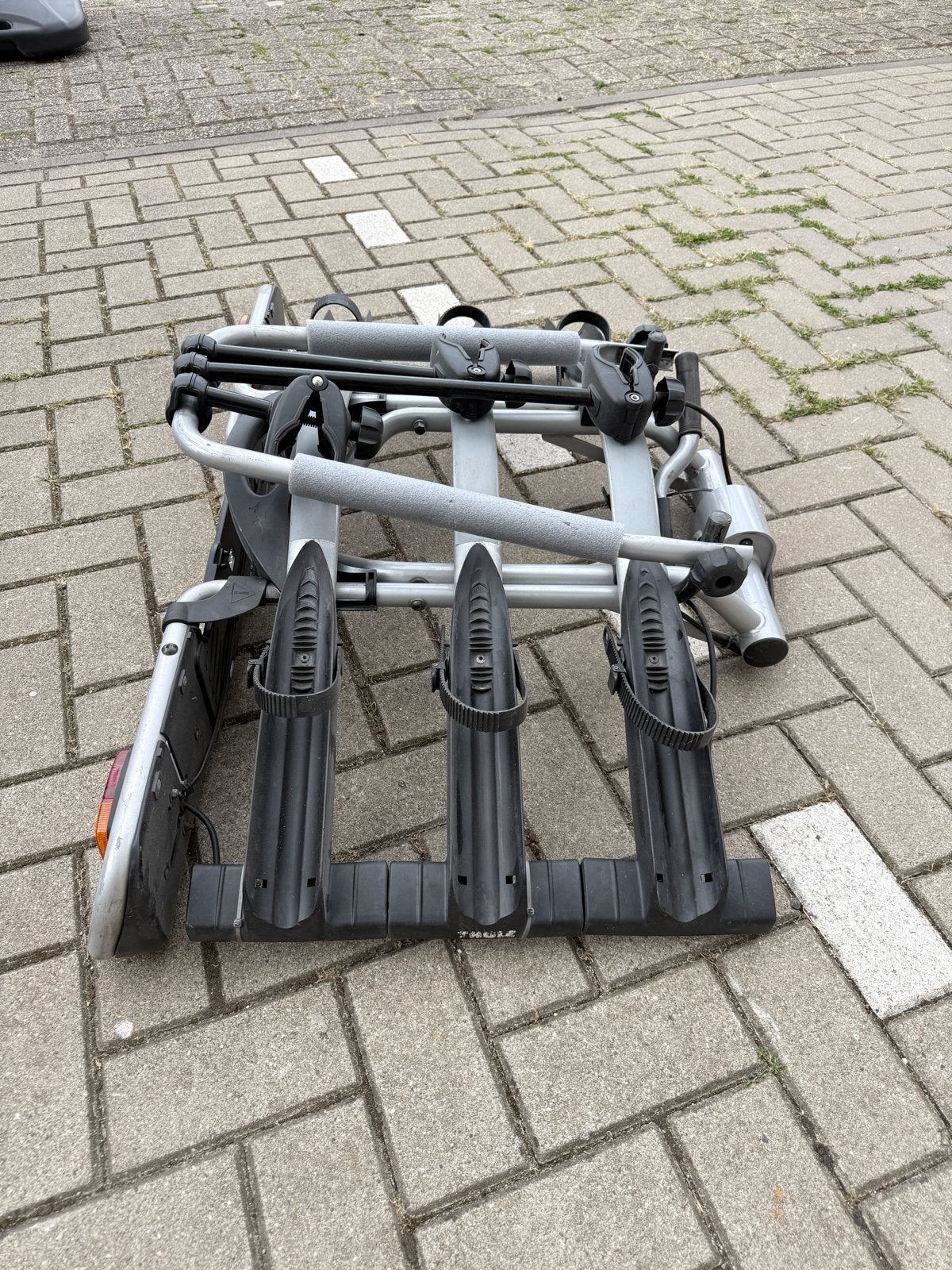 Thule Euroway 947 fietsendrager voor 3 fietsen, Ophalen of Verzenden, 3 fietsen of meer, Gebruikt, Trekhaakdrager