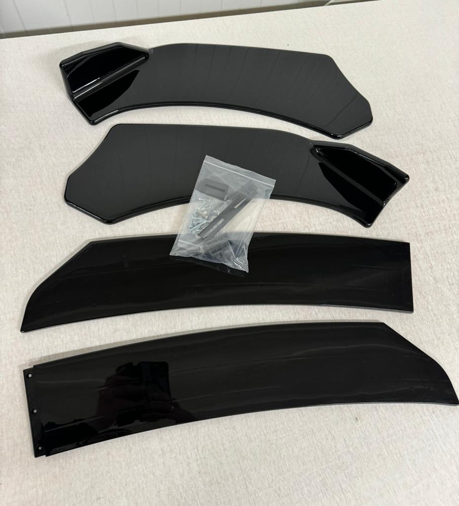 BMW 3-serie Bumperlip glans zwart E46 E90 E91 E93 F30 F31, Ophalen of Verzenden, H, H, H
