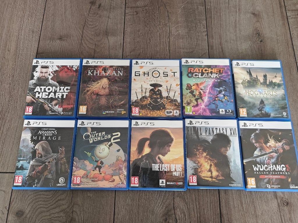 Diverse Playstation 5 games - Krasvrij, Overige genres, 1 speler, Ophalen of Verzenden, Zo goed als nieuw