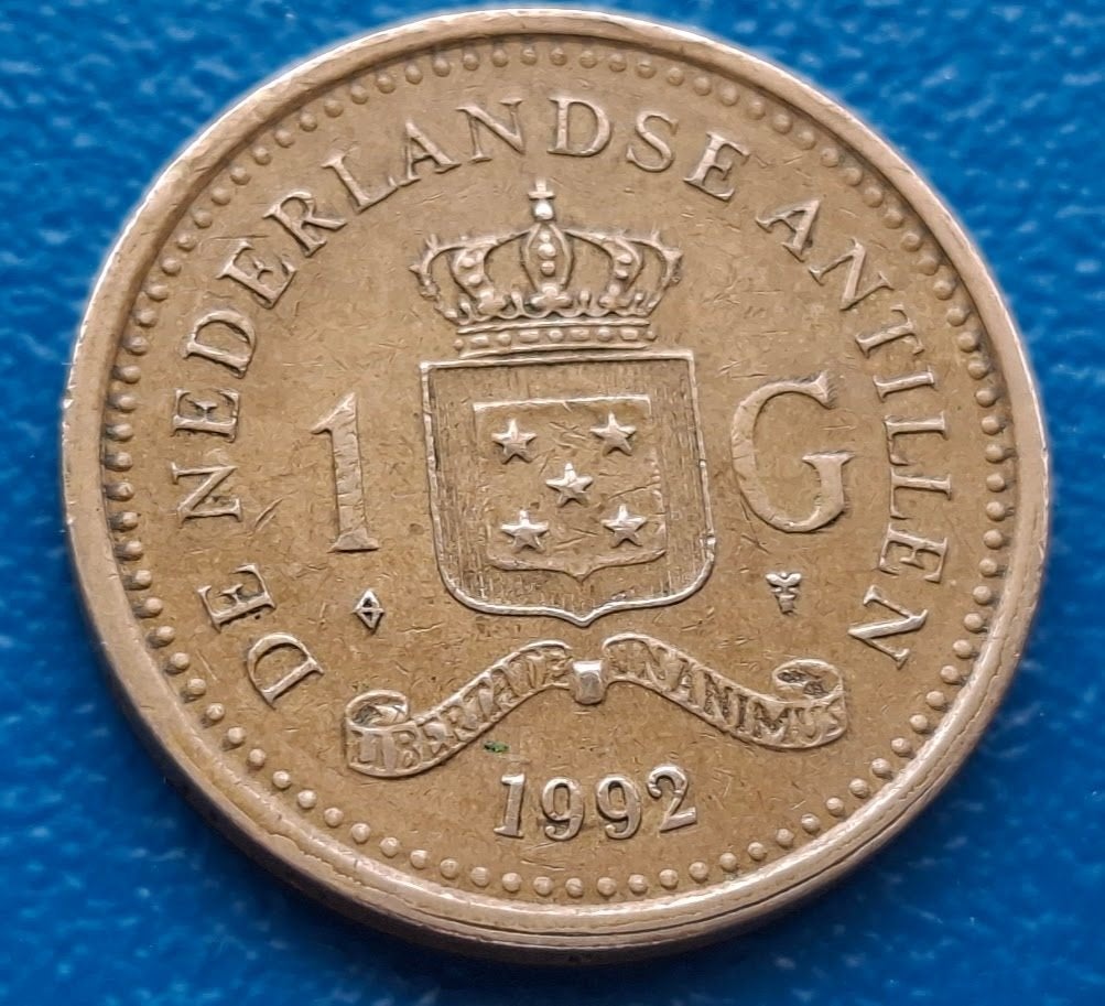 Nederlandse Antillen 1 gulden - 1992, Postzegels en Munten, Munten | Nederland, Ophalen of Verzenden, Koningin Beatrix, 1 gulden