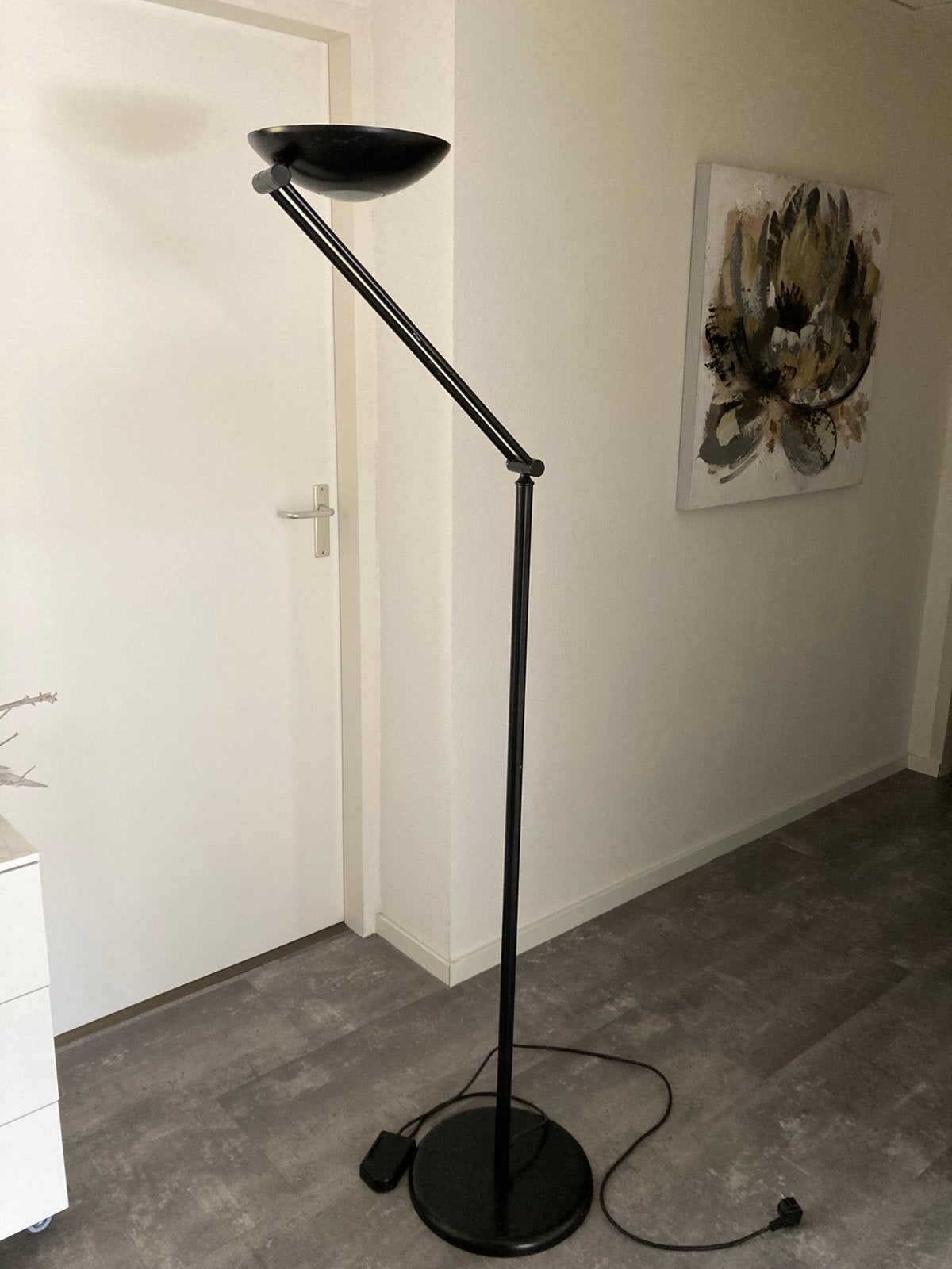 Zwarte leeslamp, Ophalen, Gebruikt, 150 tot 200 cm