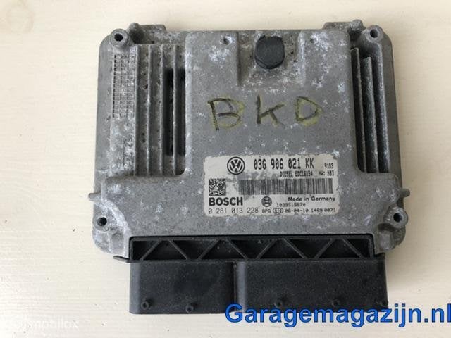 Inspuitcomputer Golf V 2.0 TDI BKD Diesel  03G906021KK, Gebruikt, Volkswagen, Ophalen of Verzenden, Volkswagen