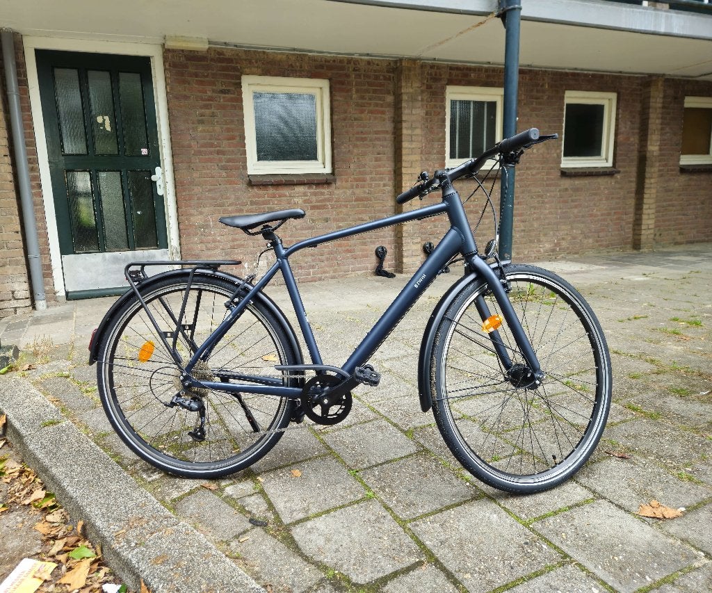 Decathlon ELOPS Long distance city bike 500 high frame, Fietsen en Brommers, Fietsen | Heren | Herenfietsen, Velgrem, Versnellingen