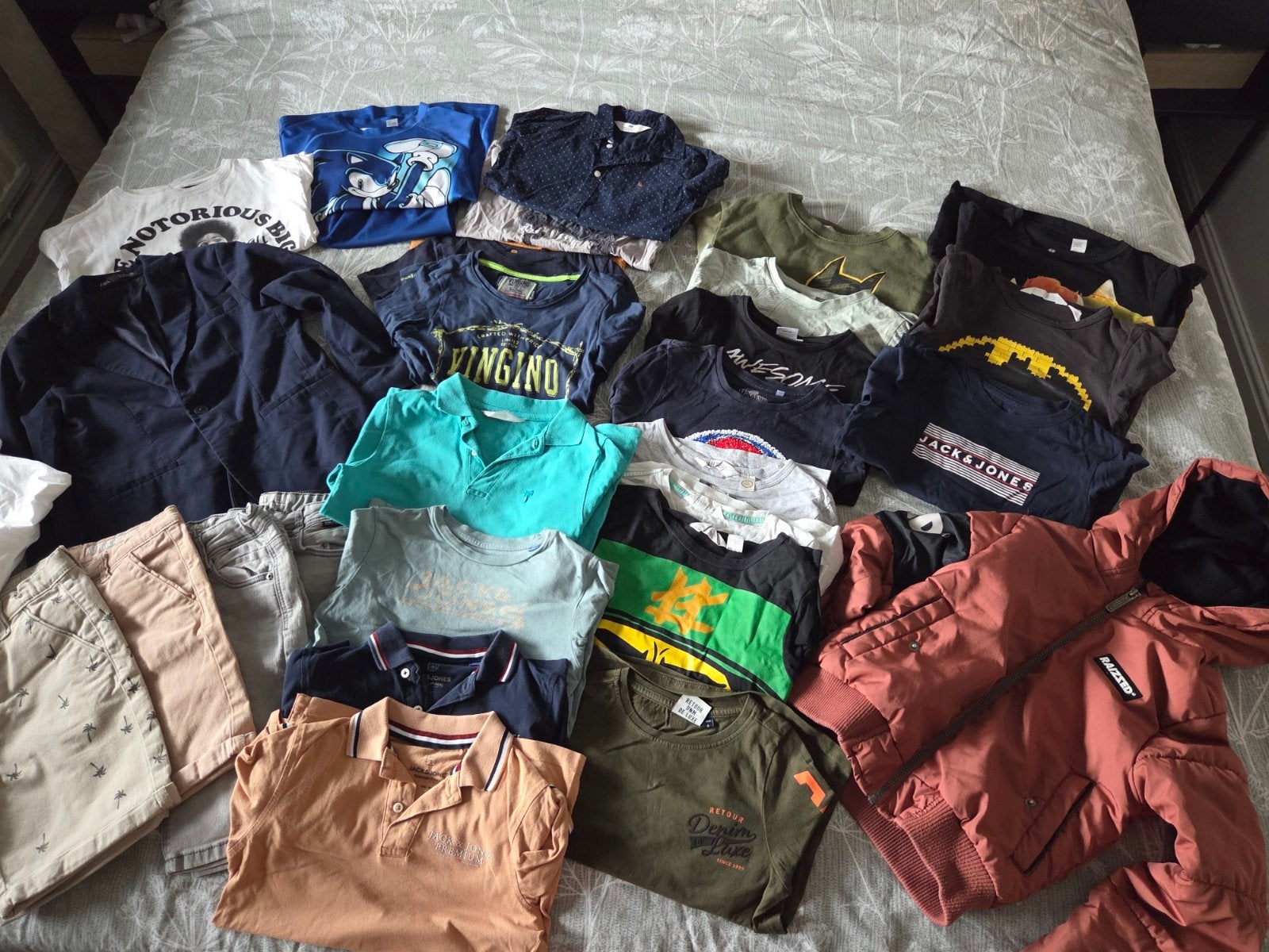 Kledingpakket jongens maat 122/128 (20+ stuks), Kinderen en Baby's, Kinderkleding | Maat 122, Gebruikt, Setje, Jongen, Diverse merken
