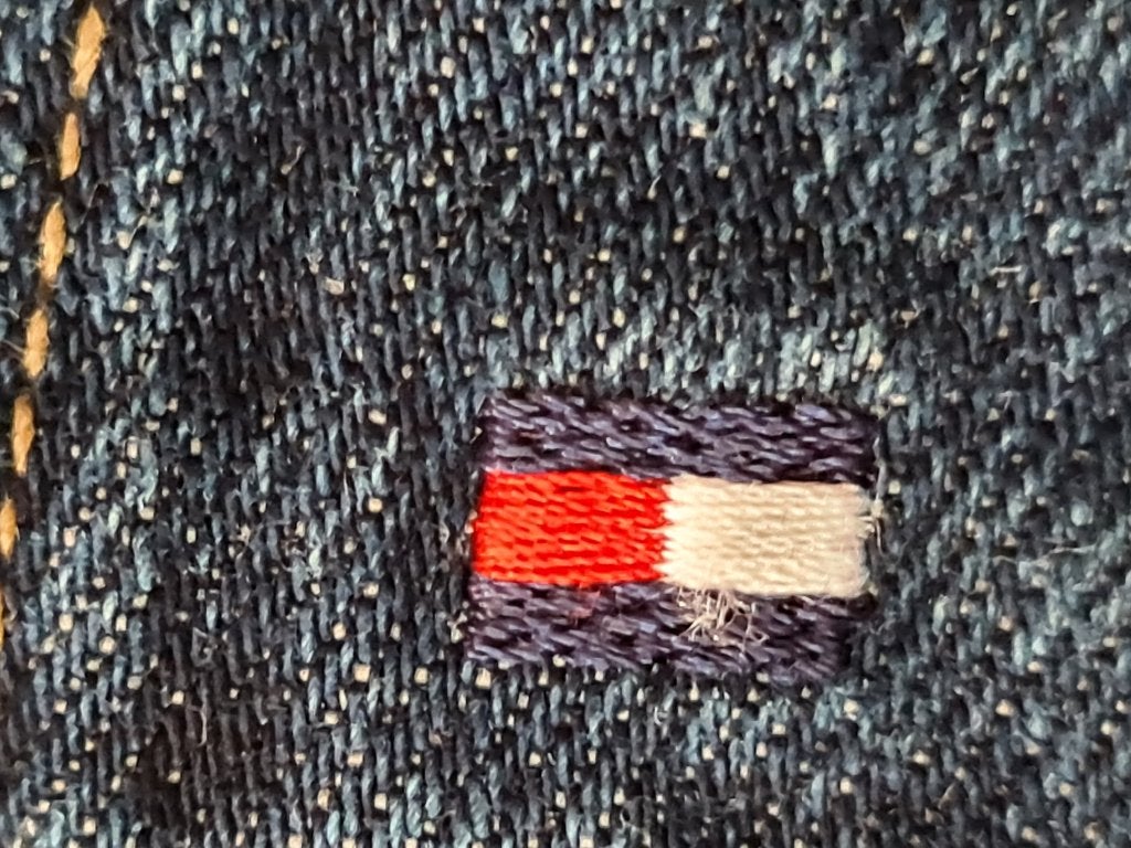 Tommy Hilfiger Spijker broek met blauwe kleur maat 36/32, Tommy Hilfiger, Nieuw, Overige maten, Verzenden