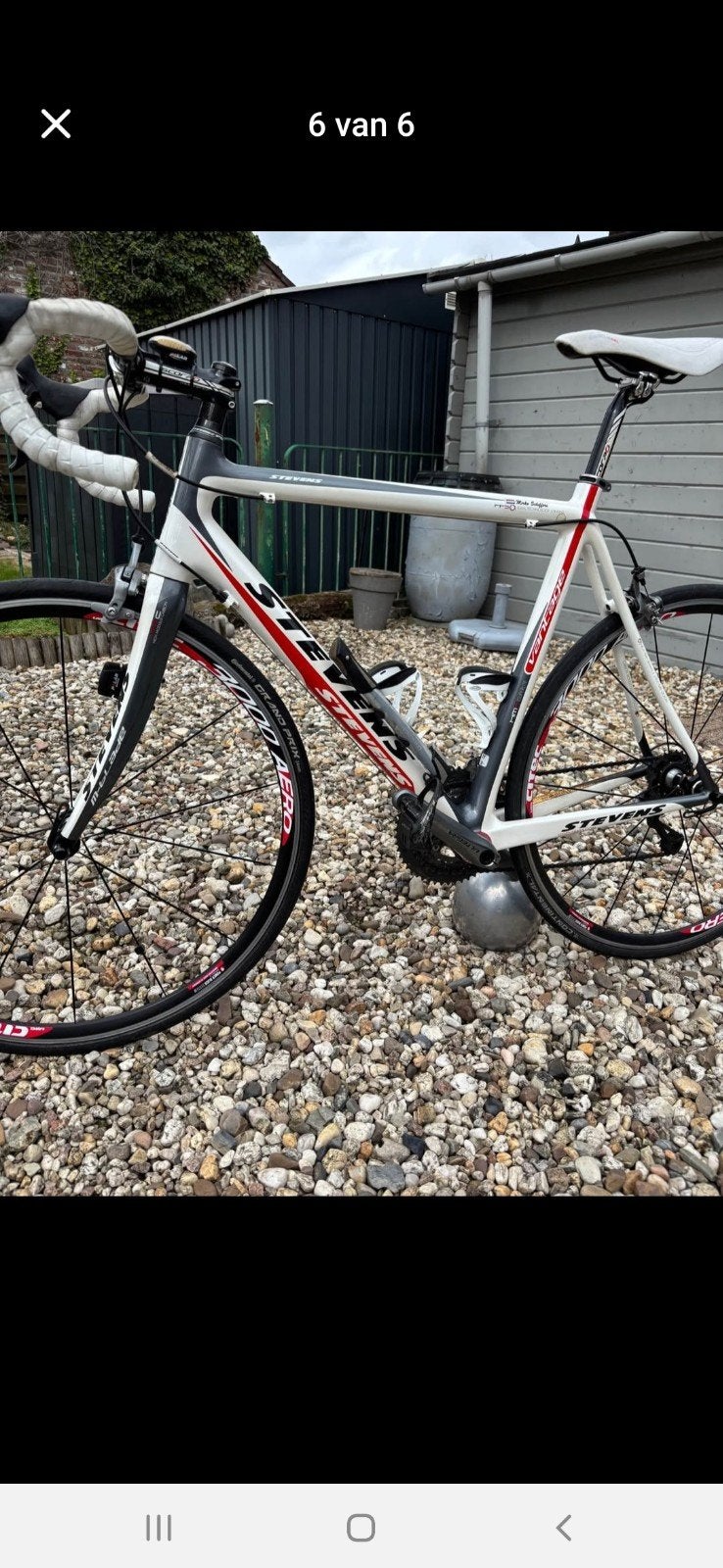 Heren racefiets Stevens full carbon ultegra, Overige merken, Carbon, Ophalen of Verzenden, Zo goed als nieuw