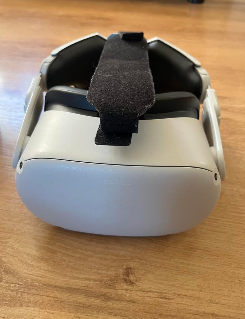 Virtual reality bril Meta Quest 2 (128GB)+ Elite strap, Spelcomputers en Games, Virtual Reality, Gebruikt, Overige platformen