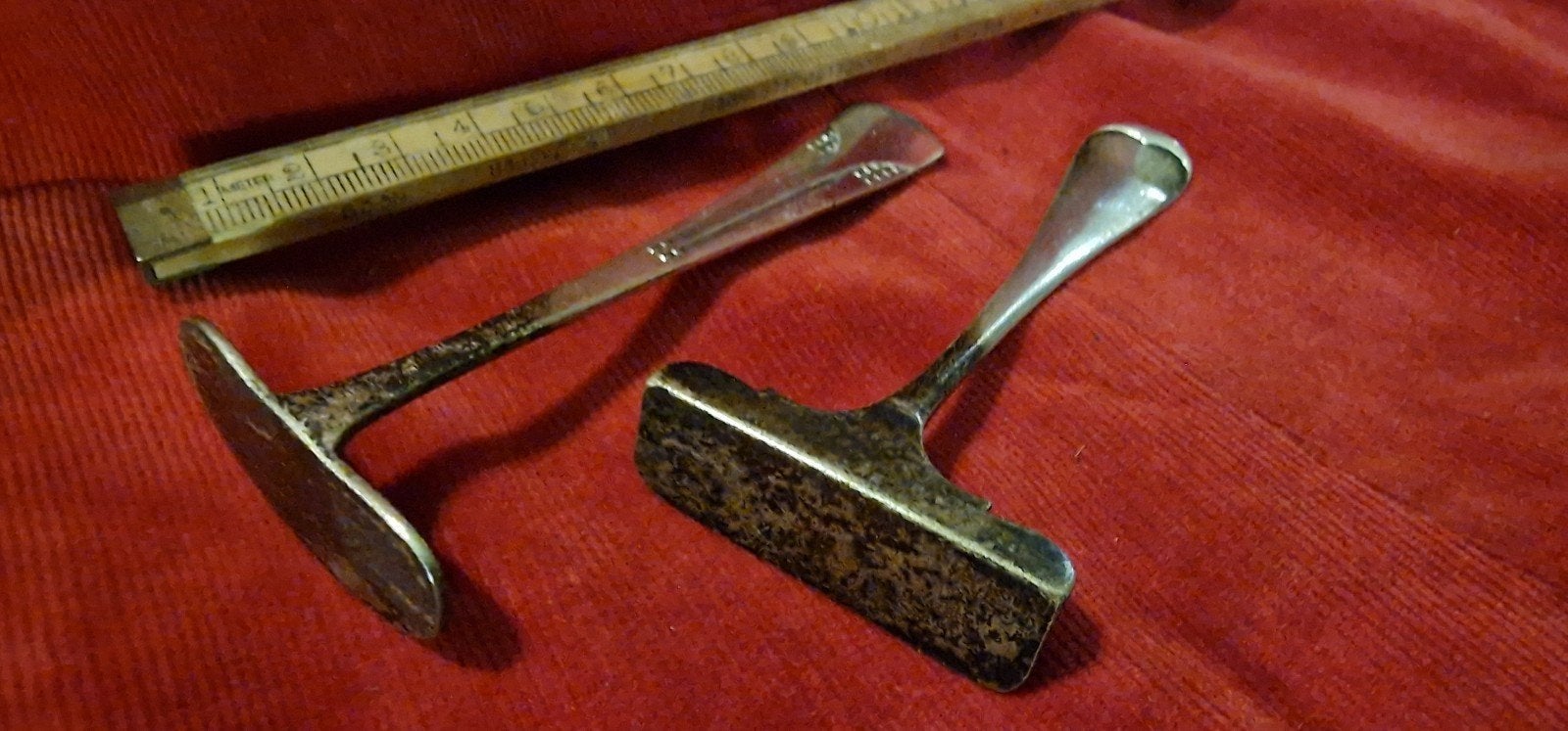 kinderschuiver  twee keer, Antiek en Kunst, Ophalen of Verzenden, Zilver
