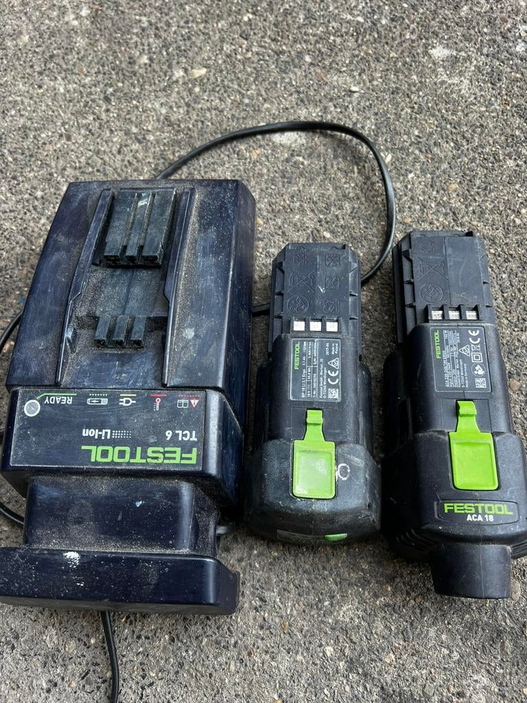 Festool BP 18 Li 3.1 Ergo-I 2x accu +oplader, Doe-het-zelf en Verbouw, Gereedschap | Machine-onderdelen en Toebehoren, Ophalen