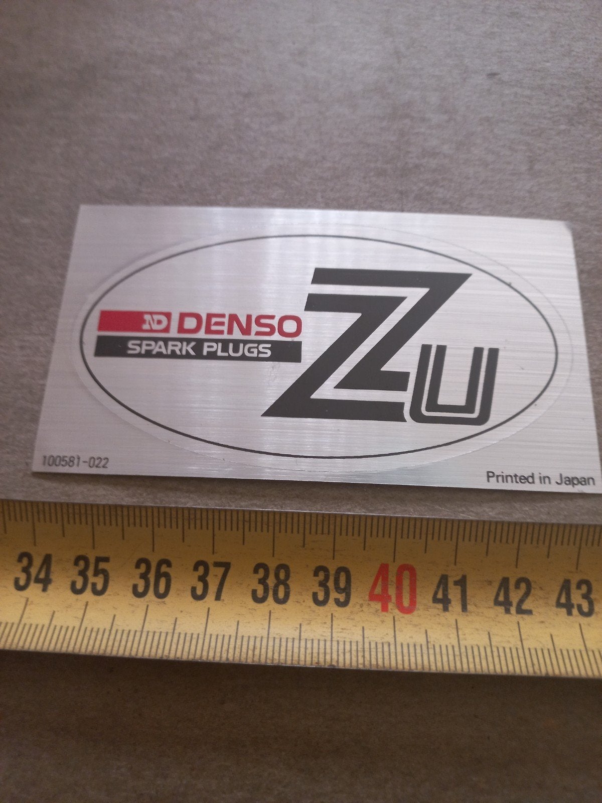 Denso Spark Plugs ZU Sticker - Printed in Japan, Ophalen of Verzenden
