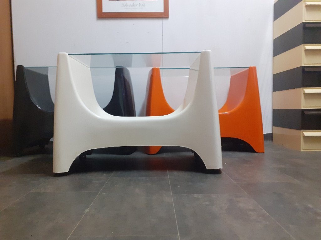 Astarte tafel space age design jaren 60 70 Italy retro, Kunststof, Gebruikt, ?, Rechthoekig