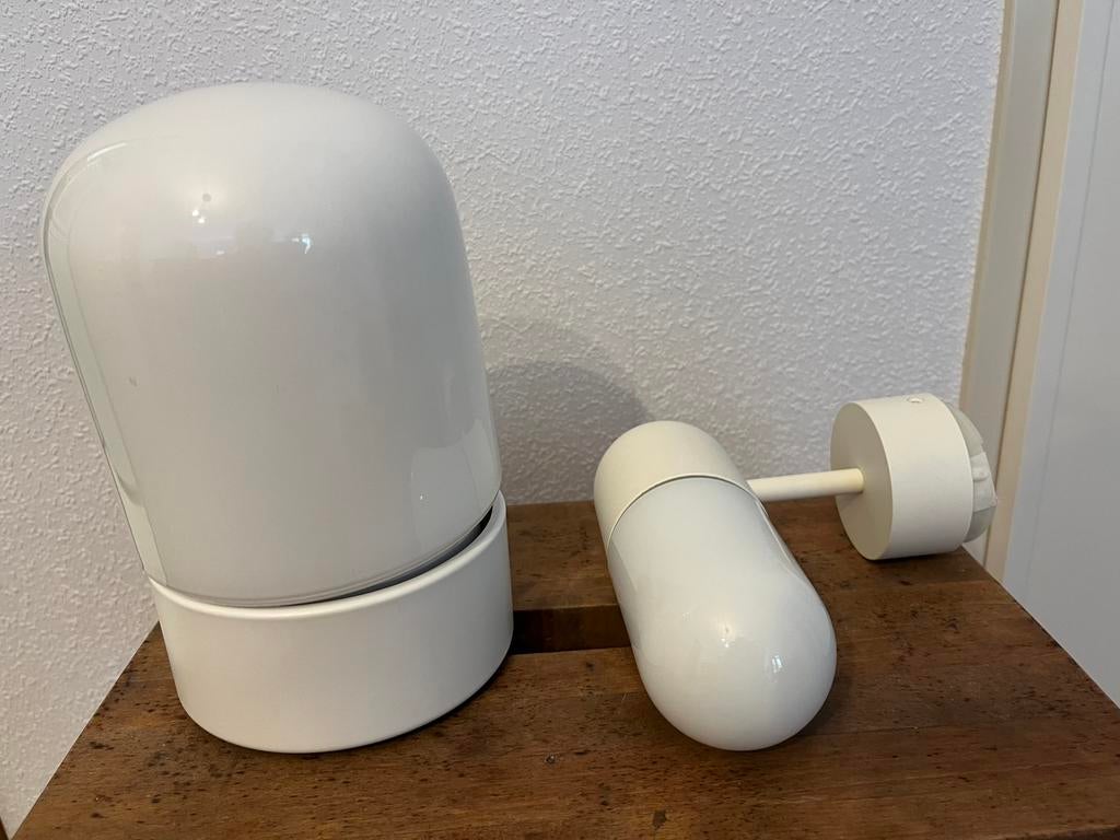 Badkamerlamp Ostana, Huis en Inrichting, Lampen | Plafondlampen, Ophalen, Zo goed als nieuw, Glas, Ostana van Ikea