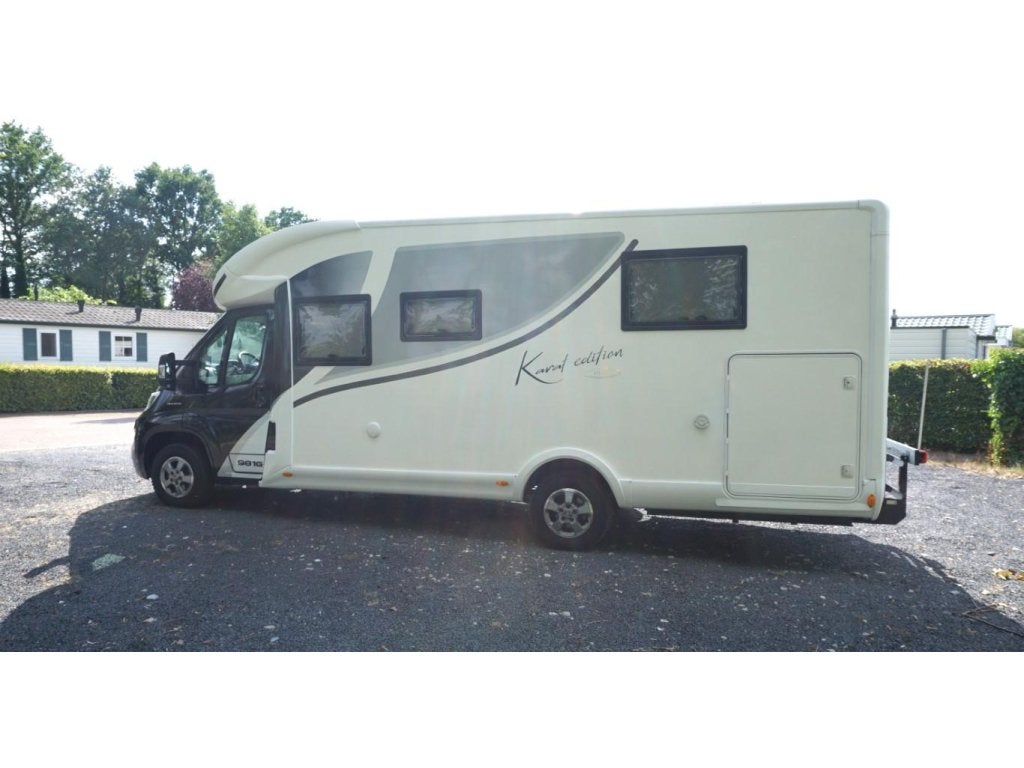 Mc. Louis 981G Karat Edition automaat 6-2020 met dakairco, Caravans en Kamperen, Campers, Half-automaat, Ringverwarming, Koelkast