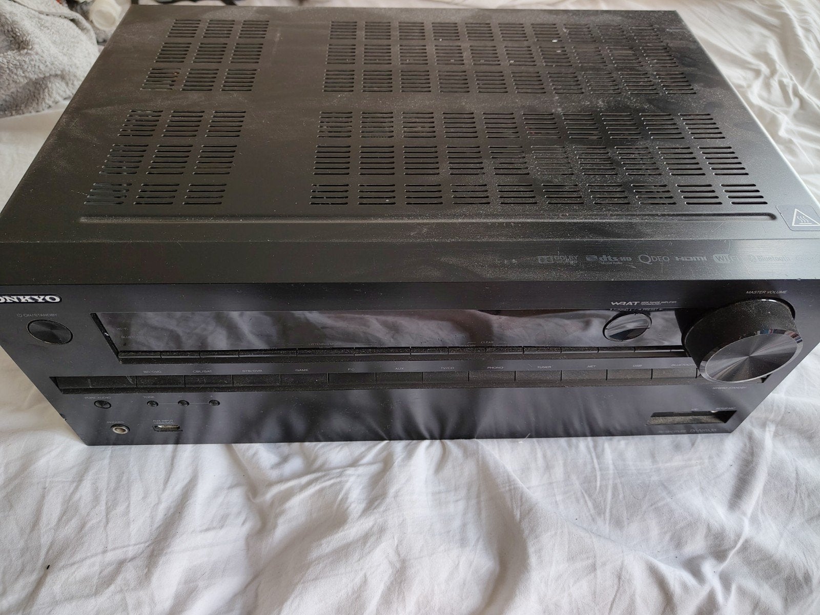 Onkyo TX-NR636 (werkt, maar vereist reparatie), Ophalen, Gebruikt