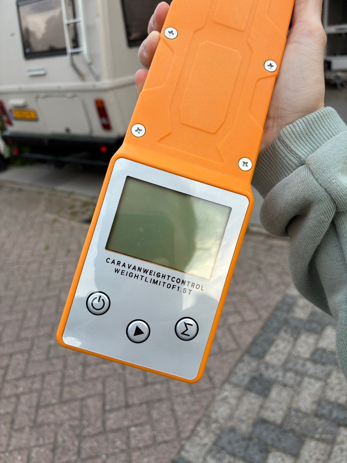 Caravan weegschaal - Caravan Weight Control 1.5T, Caravans en Kamperen, Caravan accessoires, Zo goed als nieuw, Ophalen of Verzenden