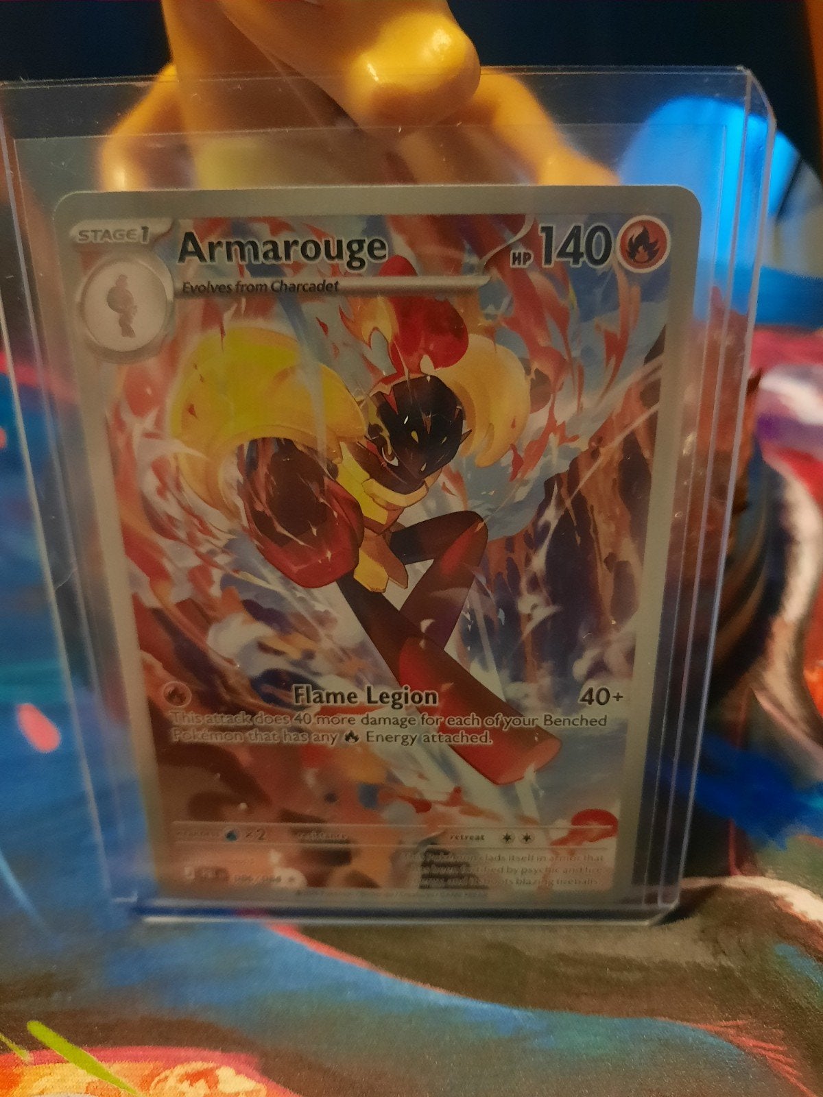 Armarouge Pokémon Kaart - Scarlet & Violet, Ophalen of Verzenden, Zo goed als nieuw, Losse kaart
