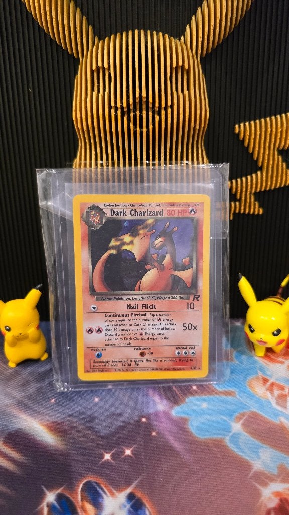 Dark Charizard #4, Ophalen of Verzenden, Gebruikt, Losse kaart, Foil