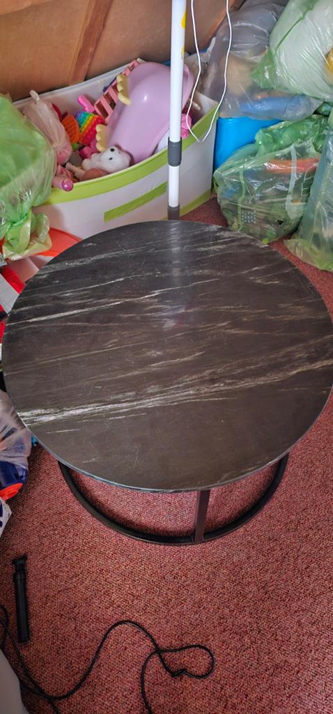 Saloon tafel.marmer, Huis en Inrichting, Nieuw, Minder dan 50 cm, Rechthoekig, 50 tot 100 cm