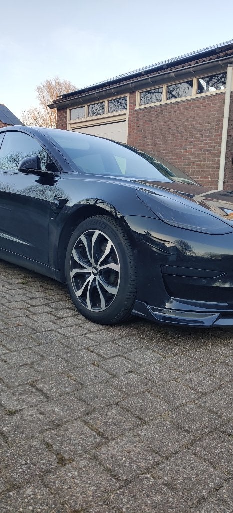 Setje 4x 18 inch 114.3 Michelin Tesla TPMS, Ophalen, Gebruikt