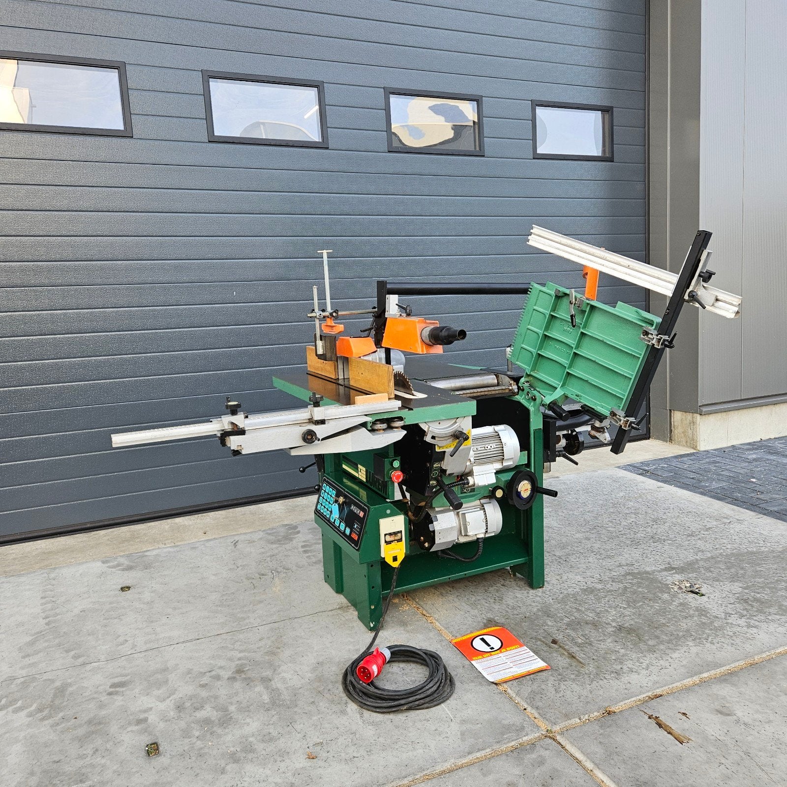 Combinatiemachine 5in1 ** Compact zaag frees schaaf boor, 70 mm of meer, Overige typen, Ophalen of Verzenden, Zo goed als nieuw