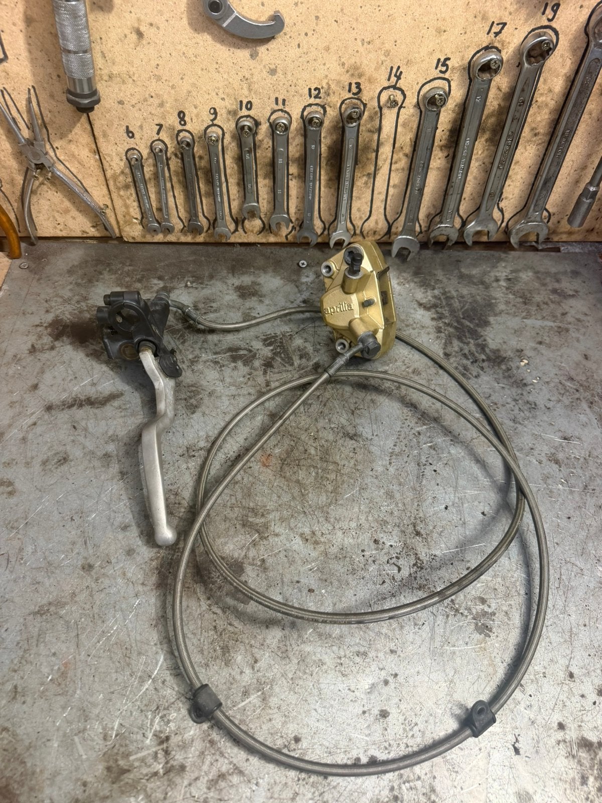 Aprillia sr50 achterrem klauw 50cc 70cc, Motoren, Ophalen of Verzenden