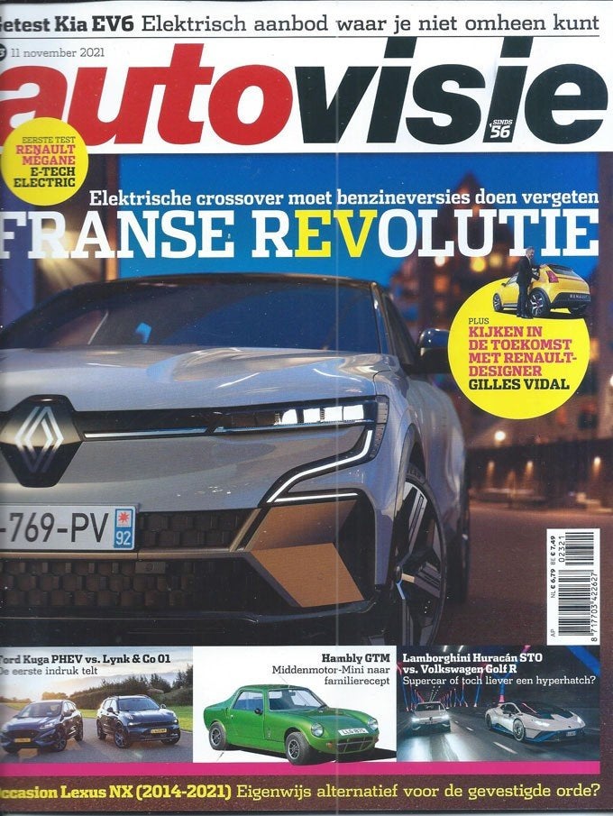 Autovisie 23 2021 : Lexus NX - VW Golf R - Lynk & Co 01, Ophalen of Verzenden, Gelezen, Algemeen