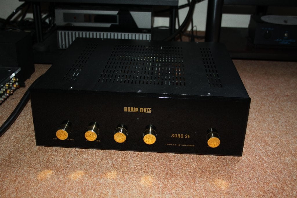 Audio Note Soro SE met o.a. buizenvoeding upgrade, Ophalen, Versterker
