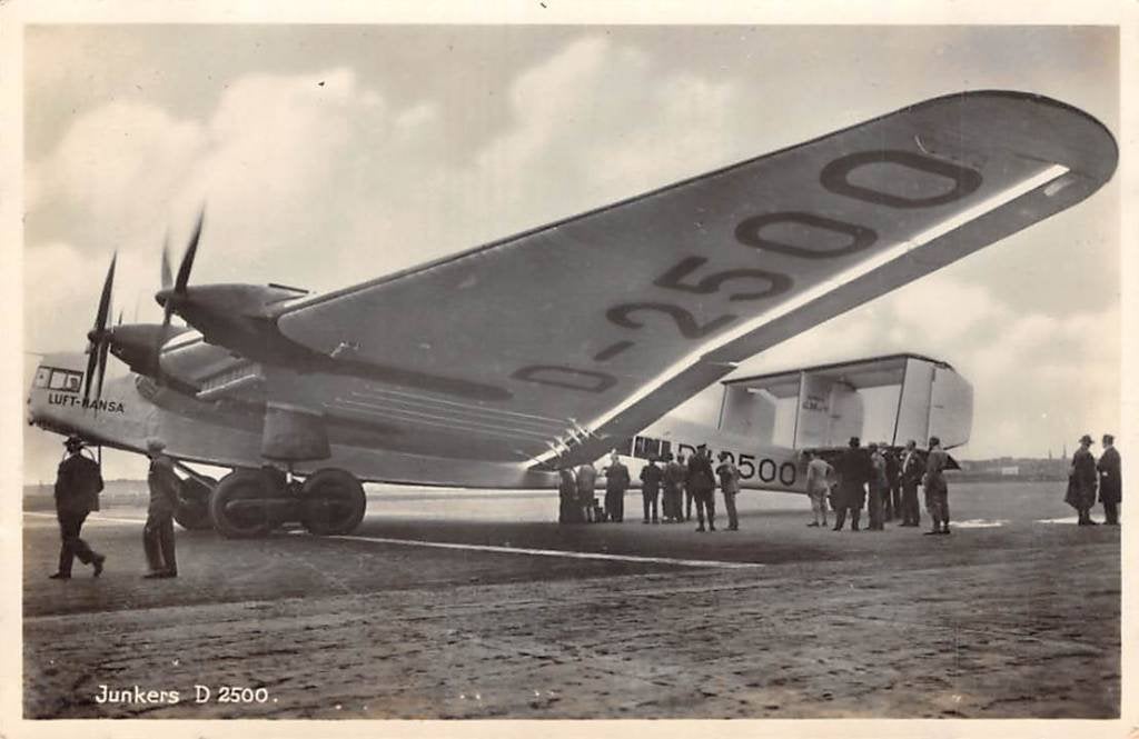 Vliegtuigen Junker D-2500 Deutsche Luft Hansa Luchtvaart, Ophalen of Verzenden, 1920 tot 1940, Ongelopen, Voertuig
