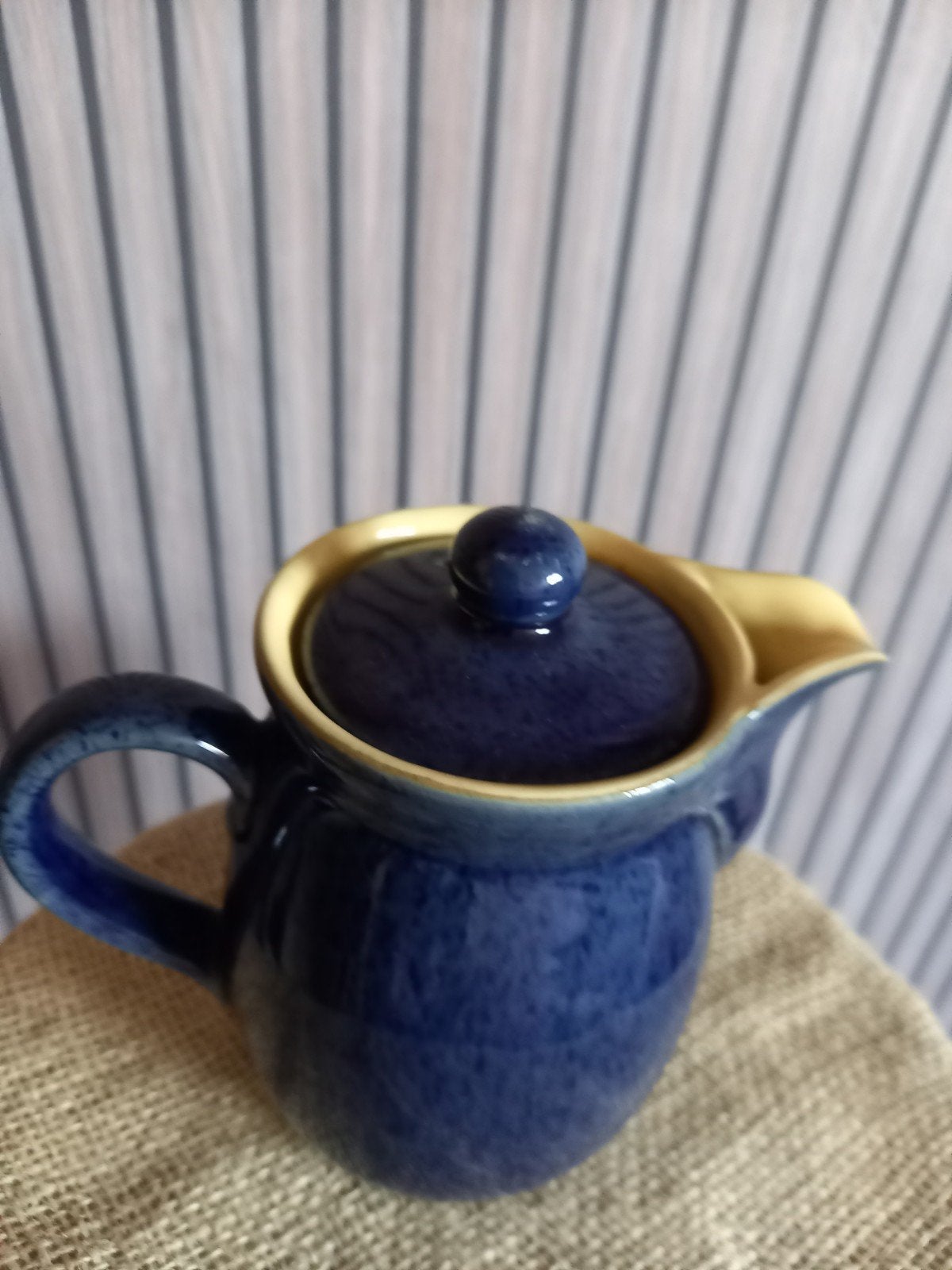 Mooi klein theepotje - Denby Stoneware England, Ophalen of Verzenden