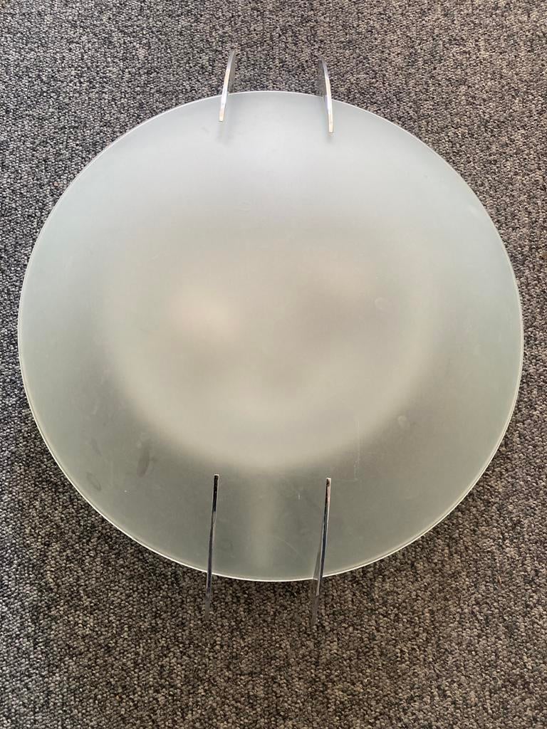Plafondlamp, Huis en Inrichting, Lampen | Plafondlampen, Ophalen of Verzenden, Zo goed als nieuw, Glas