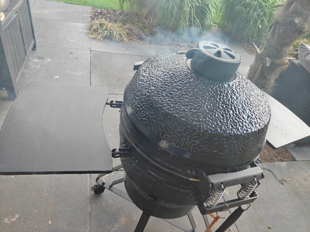 Grote Maxima Kamado BBQ 22 inch (Ø 56cm / Rooster Ø 48cm), Ophalen, Gebruikt, Maxima, Met accessoires