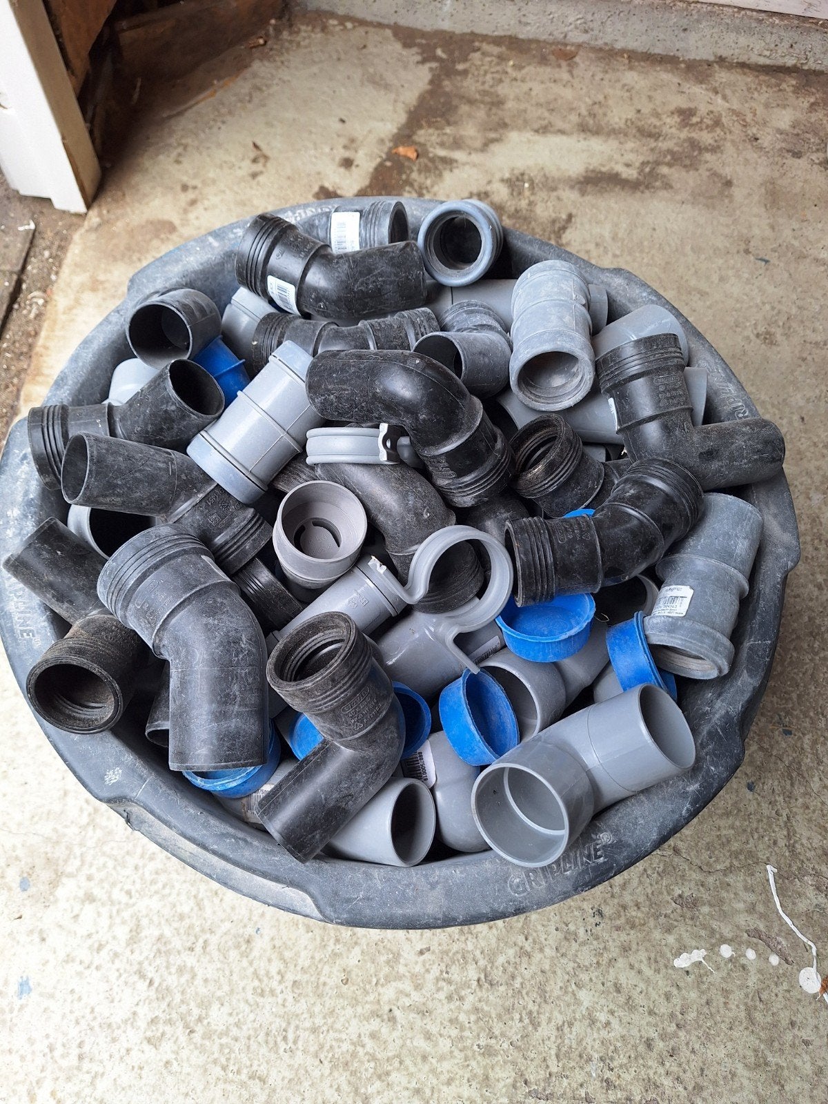 Diverse ongebruikte hulpstukken 32mm, 40mm en 50mm, Ophalen, Pvc, Overige typen, Nieuw