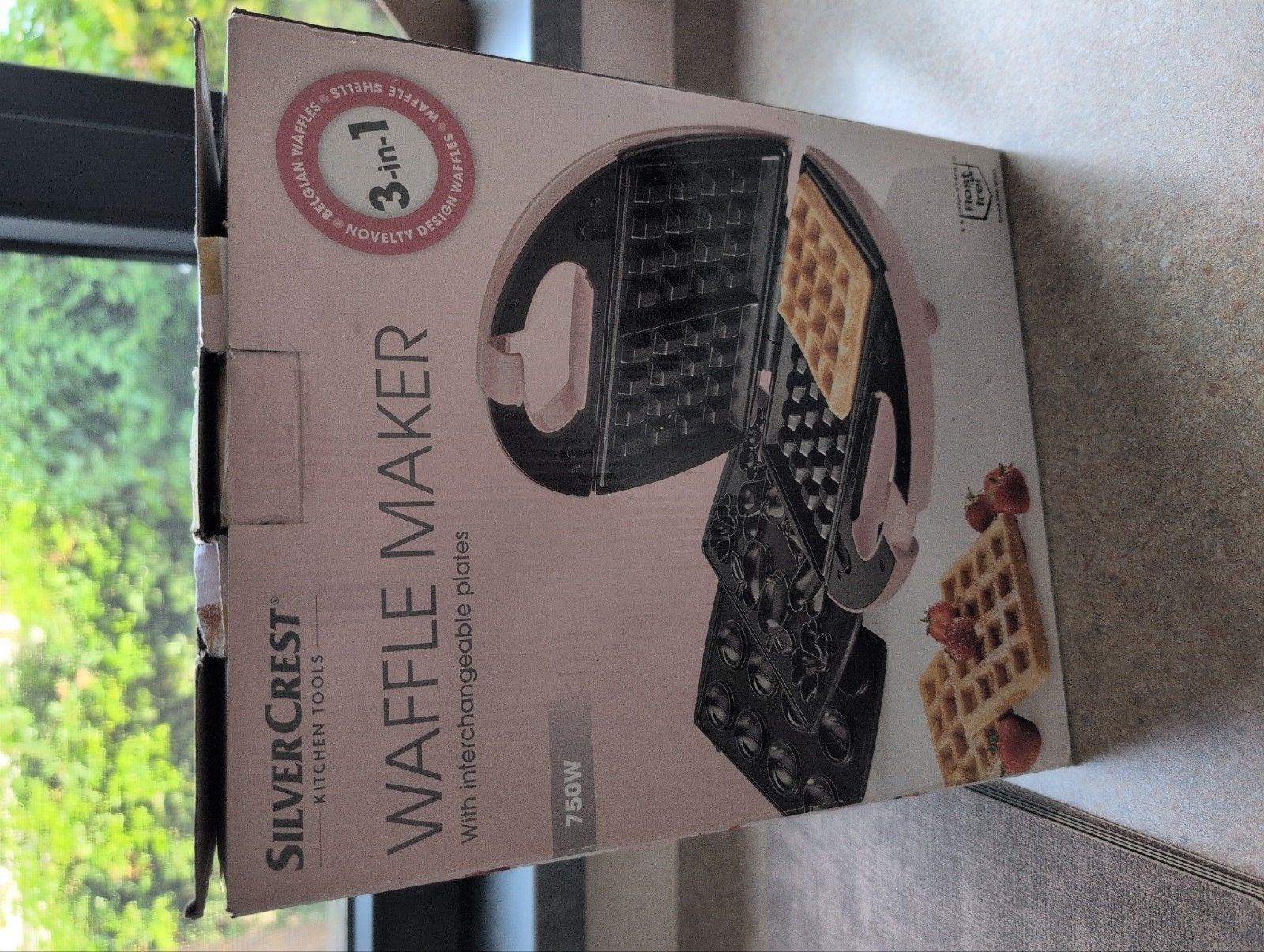 SilverCrest 3-in-1 Wafelijzer met Verwisselbare Platen, Ophalen of Verzenden, Uitneembare platen, Zo goed als nieuw