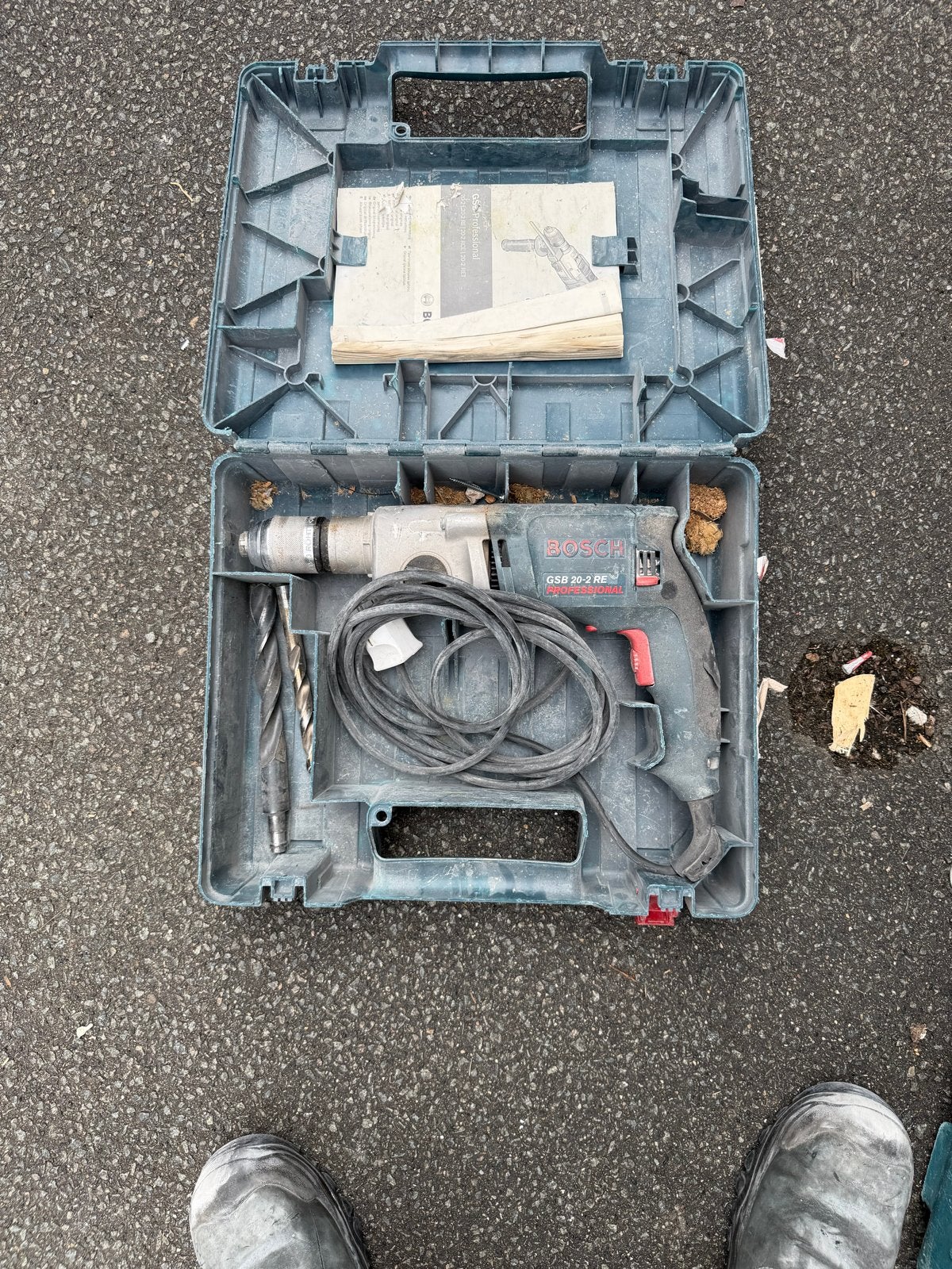 Bosch Klopboor Combi Hakhamer GSB 20-2 RE Professional, Doe-het-zelf en Verbouw, Gereedschap | Boormachines, Boor- en/of Breekhamer