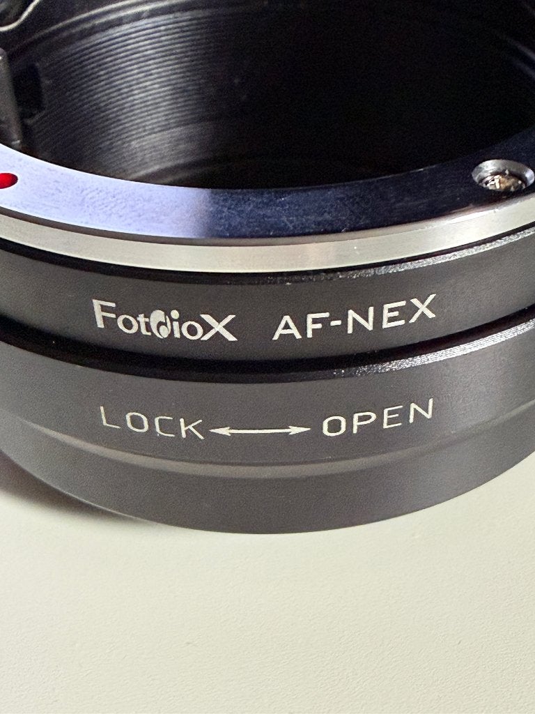 FotodioX AF-NEX Adapter – Sony A-Mount naar Sony E-Mount